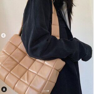 A.W.A.K.E Mode Pillow Crossbody Bag Beige